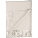 100% Baby Alpaca Throw-Porcelain